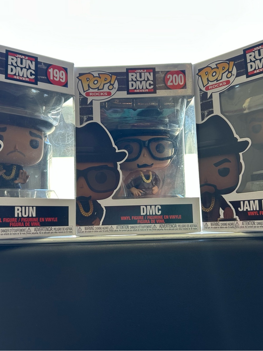 Funko Pop! Rocks RUN DMC Vinyl Figure - Black, Gold, White